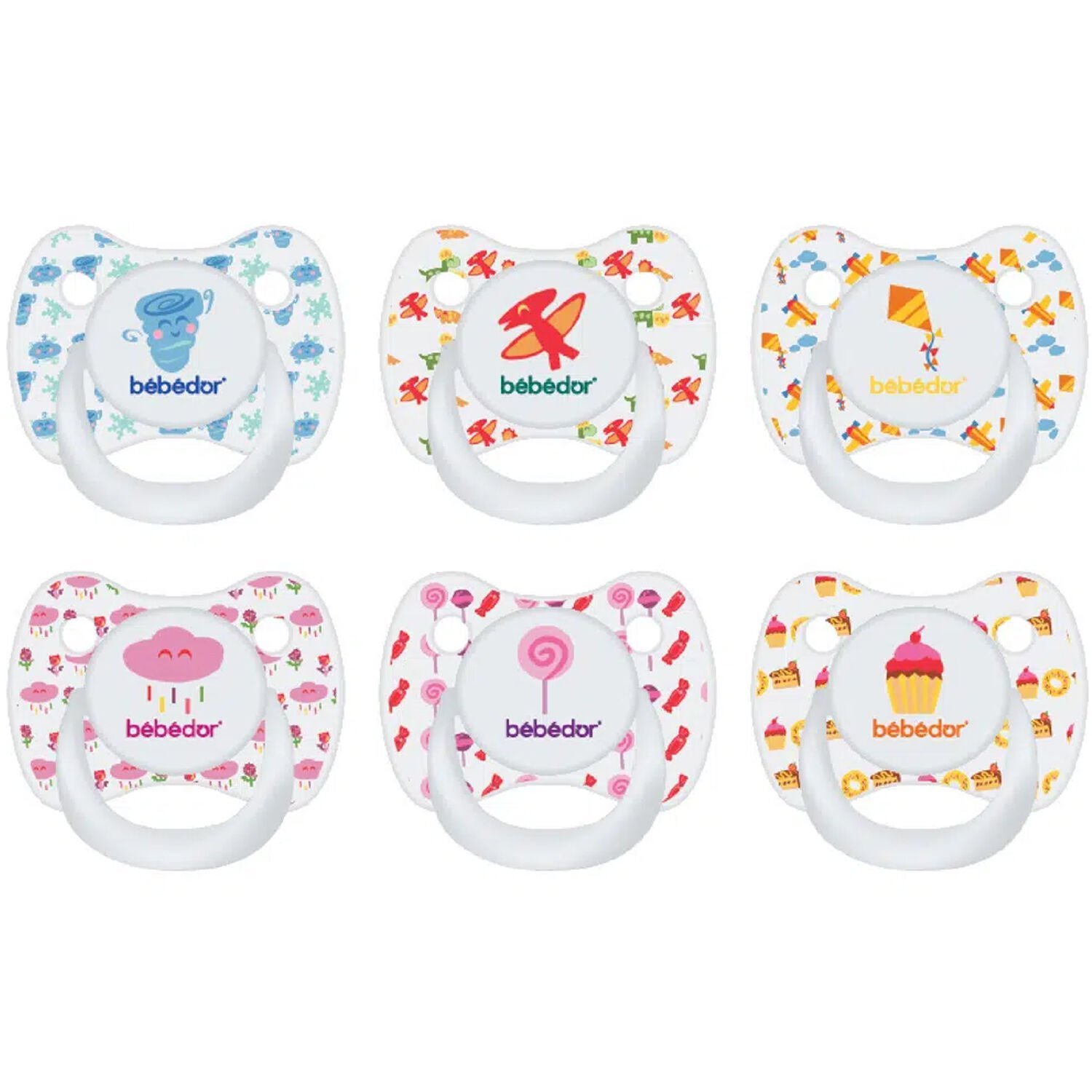 Bebedor 173 Tritan Damaklı Şeffaf Emzik No 3 18+ Ay