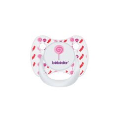 Bebedor 173 Tritan Damaklı Şeffaf Emzik No 3 18+ Ay Sarı