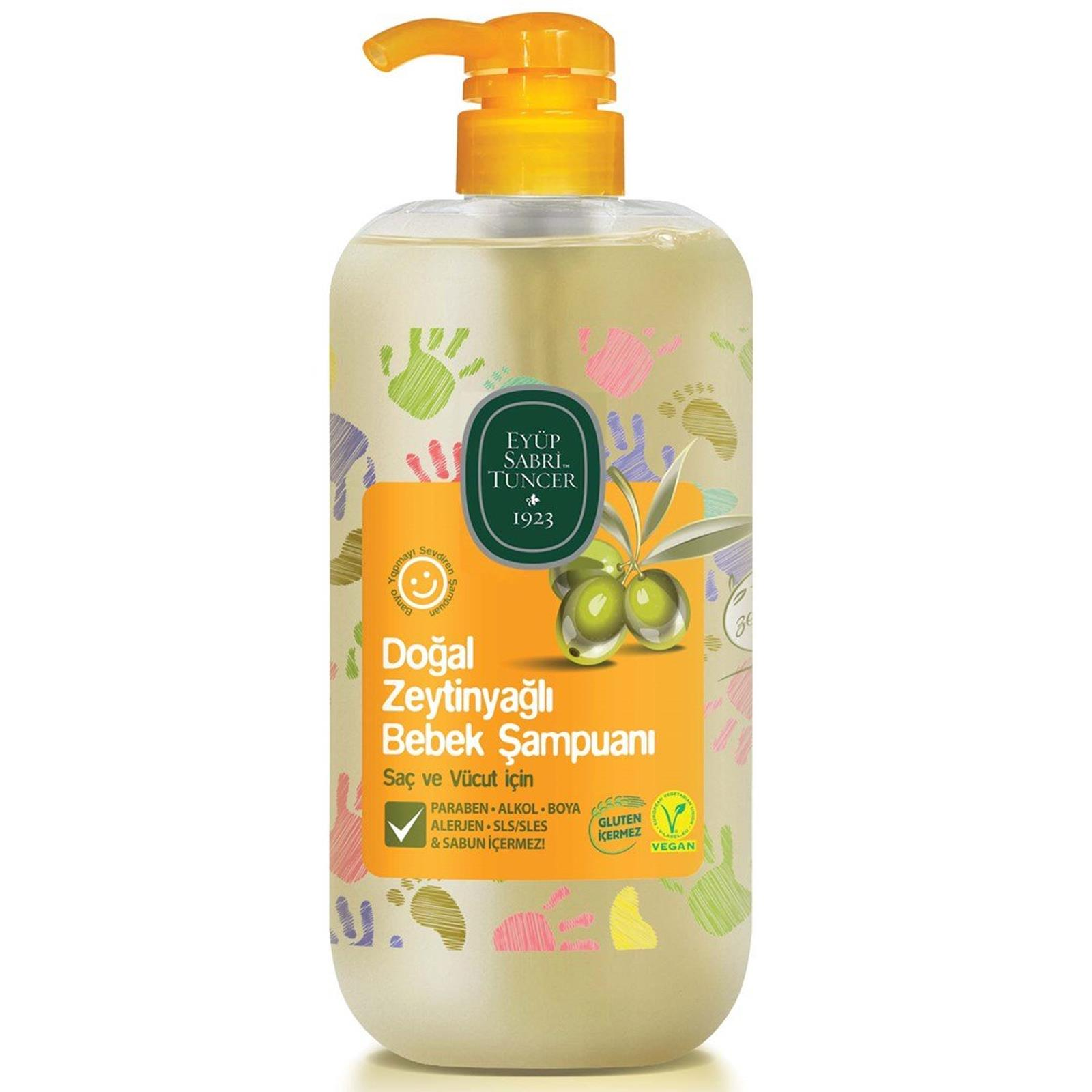 Eyüp Sabri Tuncer Doğal Zeytinyağlı Bebek Şampuanı 600 ml