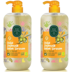 Eyüp Sabri Tuncer Doğal Zeytinyağlı Bebek Şampuanı 600 ml 2 ADET
