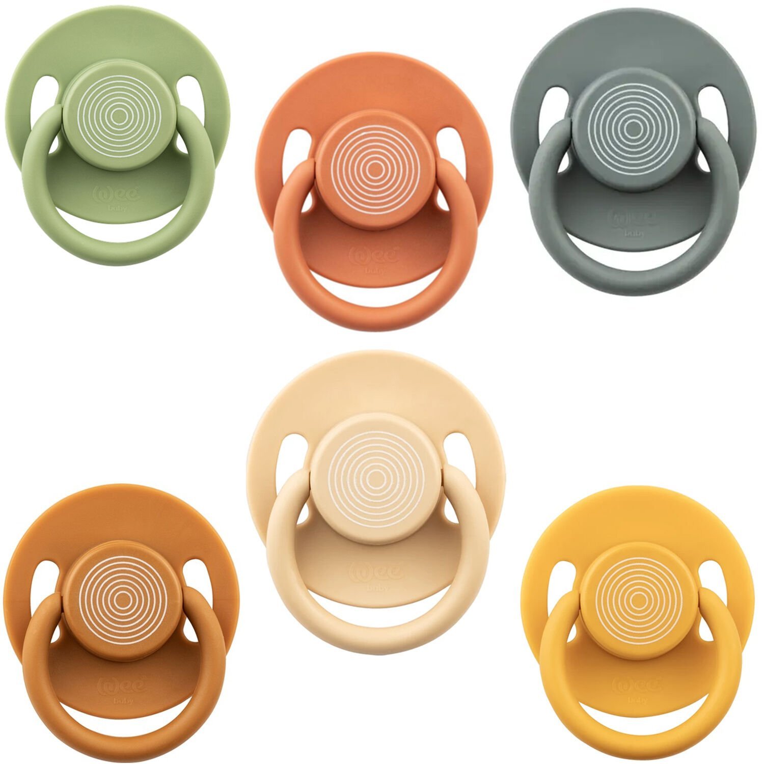 Wee Baby Cool Yuvarlak Uçlu Silikon Emzik No 2